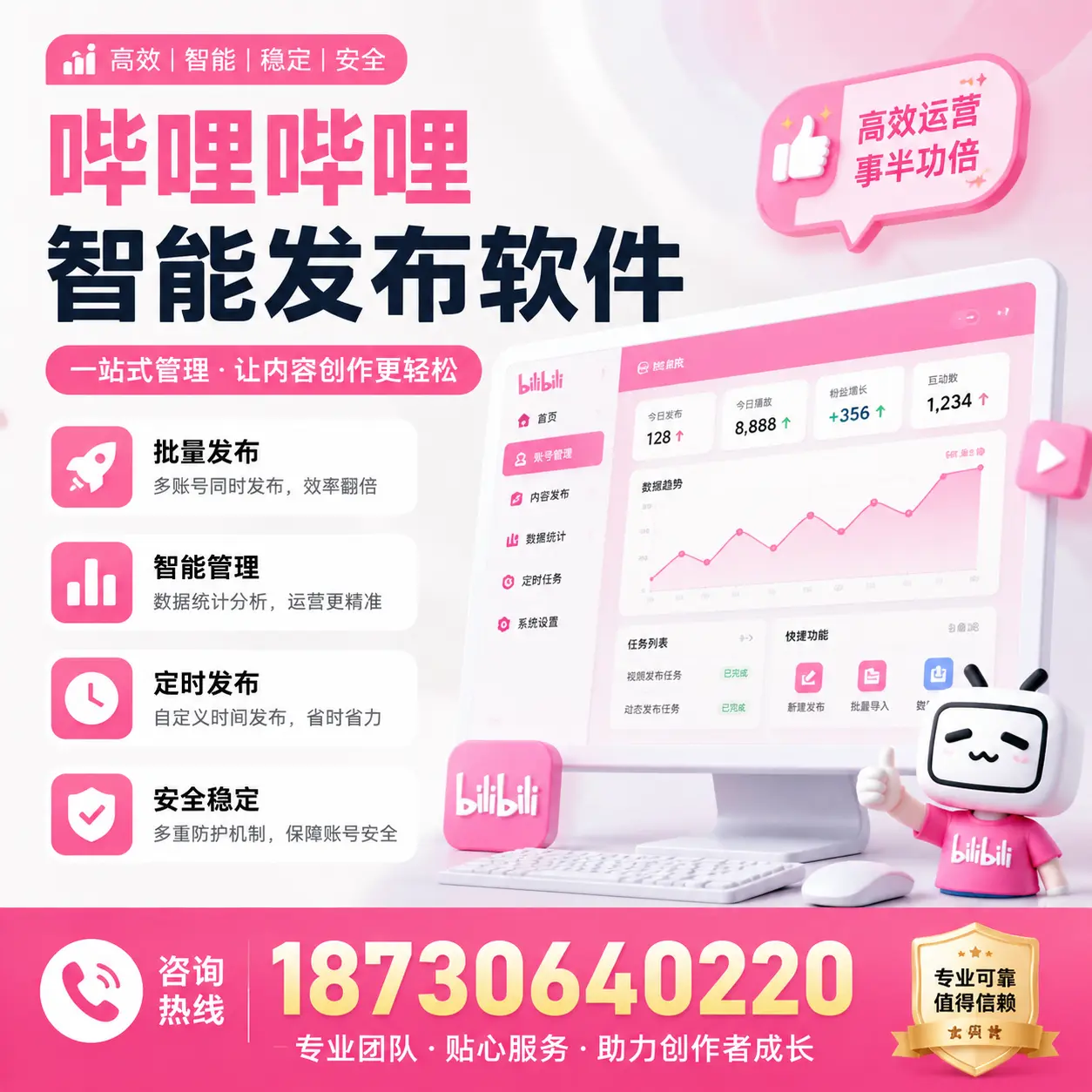 如何评估哔哩哔哩智能发布软件的ROI?张家界 企业必读
